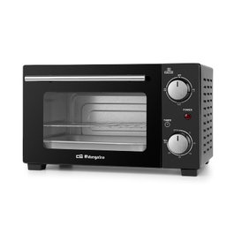 Orbegozo HO 985 Horno Eléctrico de Sobremesa, 800W, 10 Litros de Capacidad, Negro, Incluye Bandeja y Rejilla
